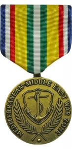 merchant marine mediterranean middle east war zone military medal